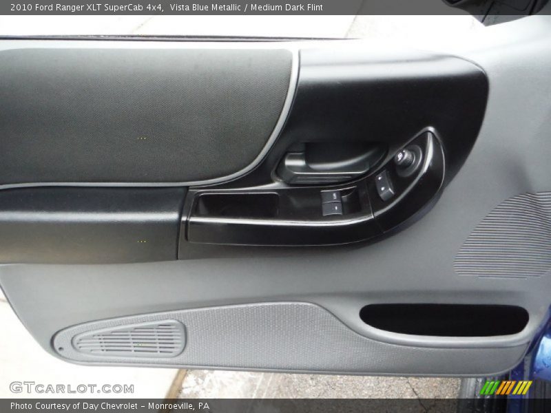 Vista Blue Metallic / Medium Dark Flint 2010 Ford Ranger XLT SuperCab 4x4