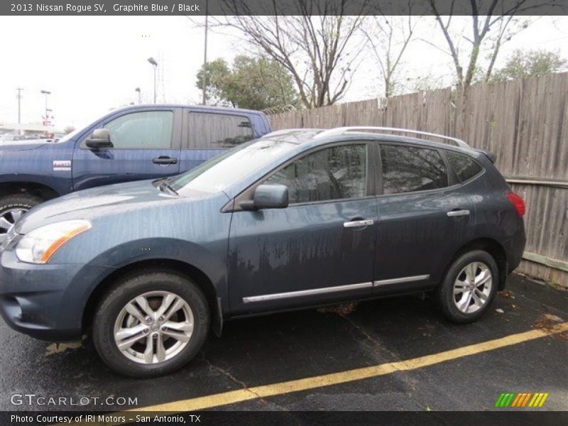 Graphite Blue / Black 2013 Nissan Rogue SV