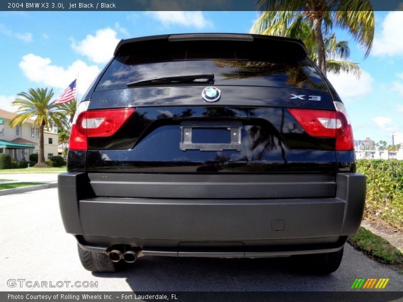 Jet Black / Black 2004 BMW X3 3.0i