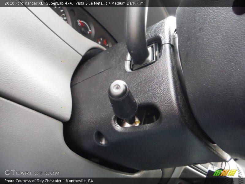 Vista Blue Metallic / Medium Dark Flint 2010 Ford Ranger XLT SuperCab 4x4