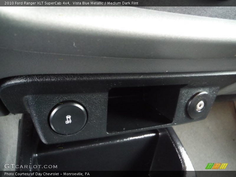 Vista Blue Metallic / Medium Dark Flint 2010 Ford Ranger XLT SuperCab 4x4