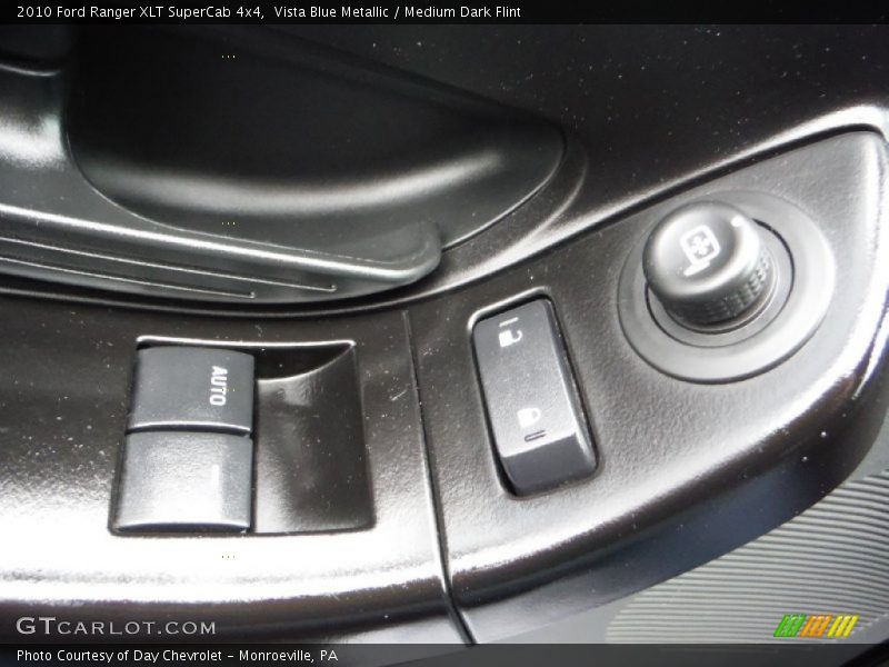 Vista Blue Metallic / Medium Dark Flint 2010 Ford Ranger XLT SuperCab 4x4