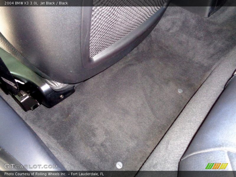 Jet Black / Black 2004 BMW X3 3.0i
