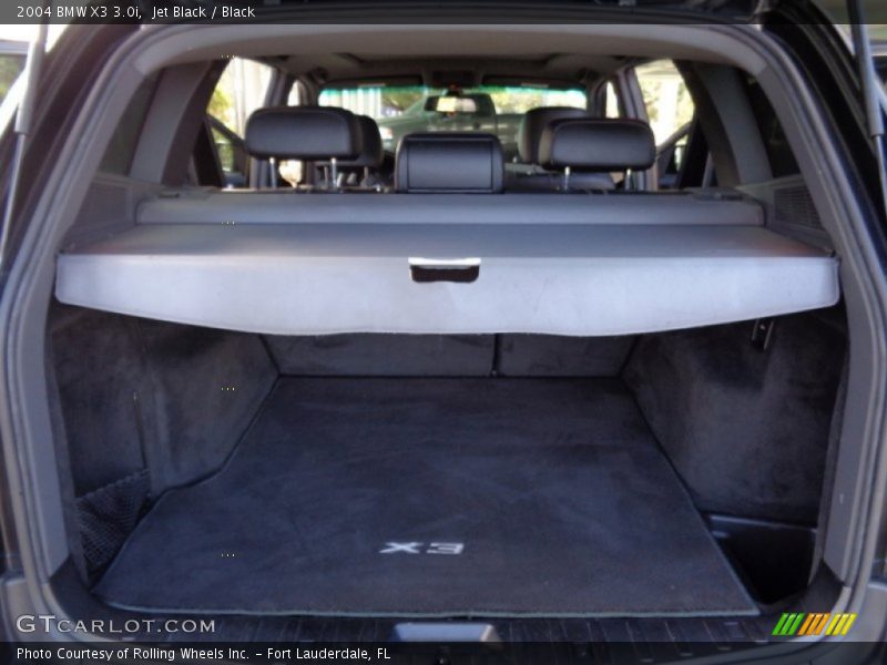 Jet Black / Black 2004 BMW X3 3.0i
