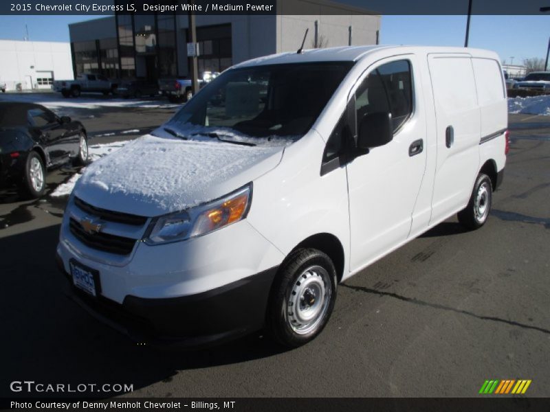 Designer White / Medium Pewter 2015 Chevrolet City Express LS