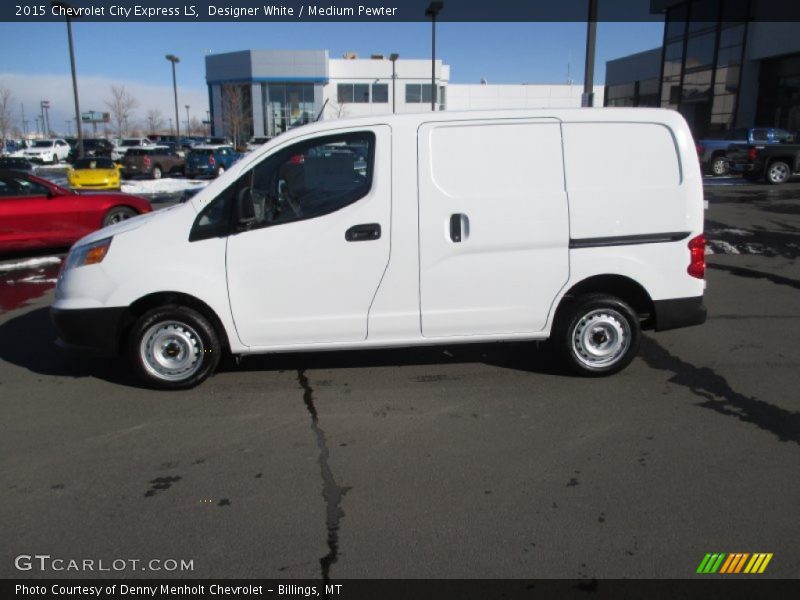 Designer White / Medium Pewter 2015 Chevrolet City Express LS
