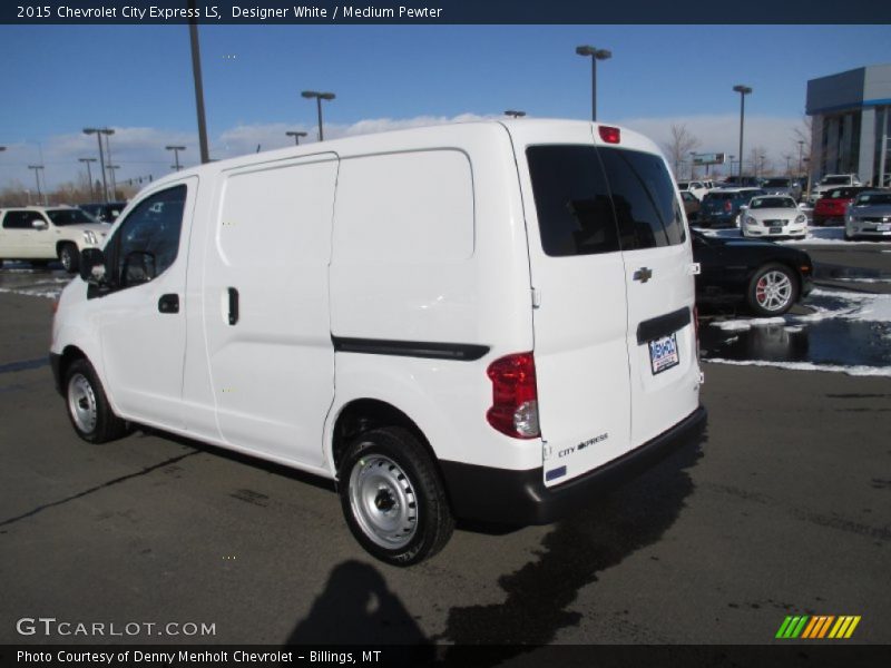 Designer White / Medium Pewter 2015 Chevrolet City Express LS