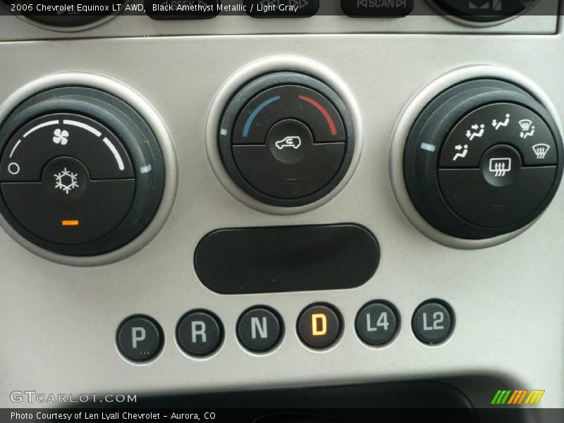 Black Amethyst Metallic / Light Gray 2006 Chevrolet Equinox LT AWD
