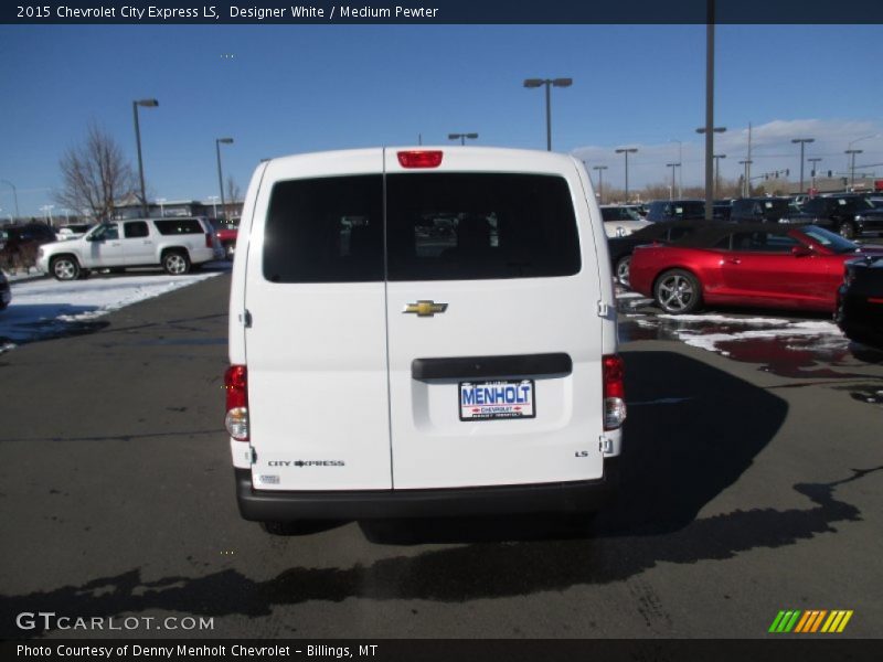 Designer White / Medium Pewter 2015 Chevrolet City Express LS
