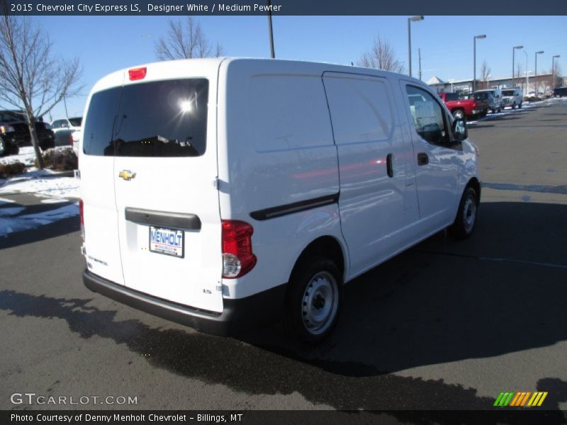 Designer White / Medium Pewter 2015 Chevrolet City Express LS