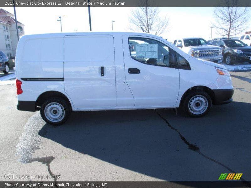 Designer White / Medium Pewter 2015 Chevrolet City Express LS