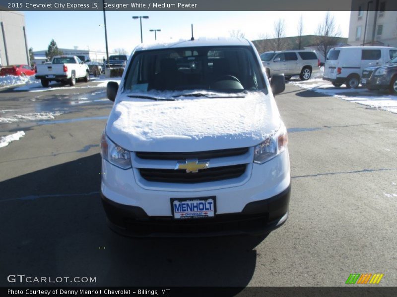 Designer White / Medium Pewter 2015 Chevrolet City Express LS