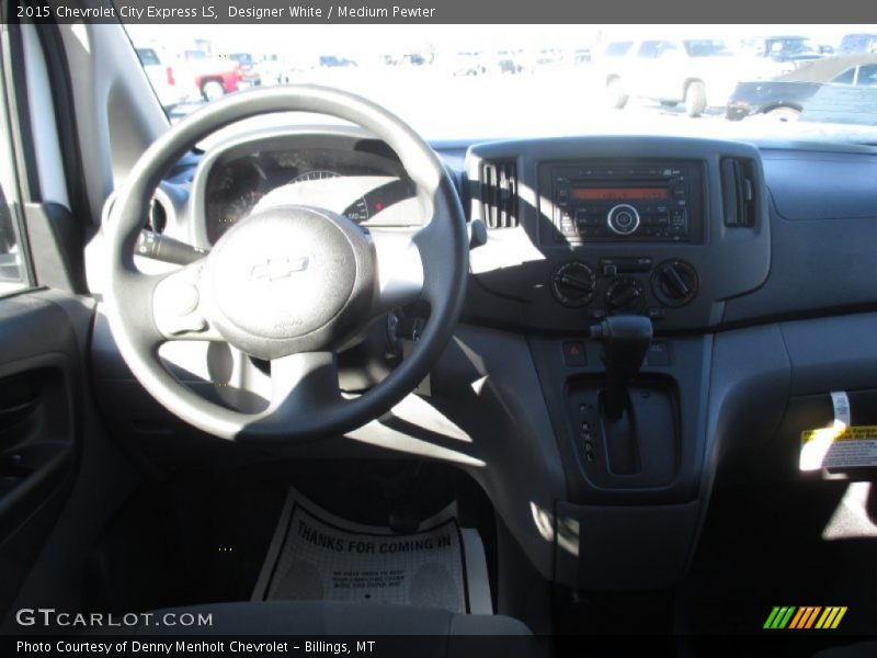 Designer White / Medium Pewter 2015 Chevrolet City Express LS