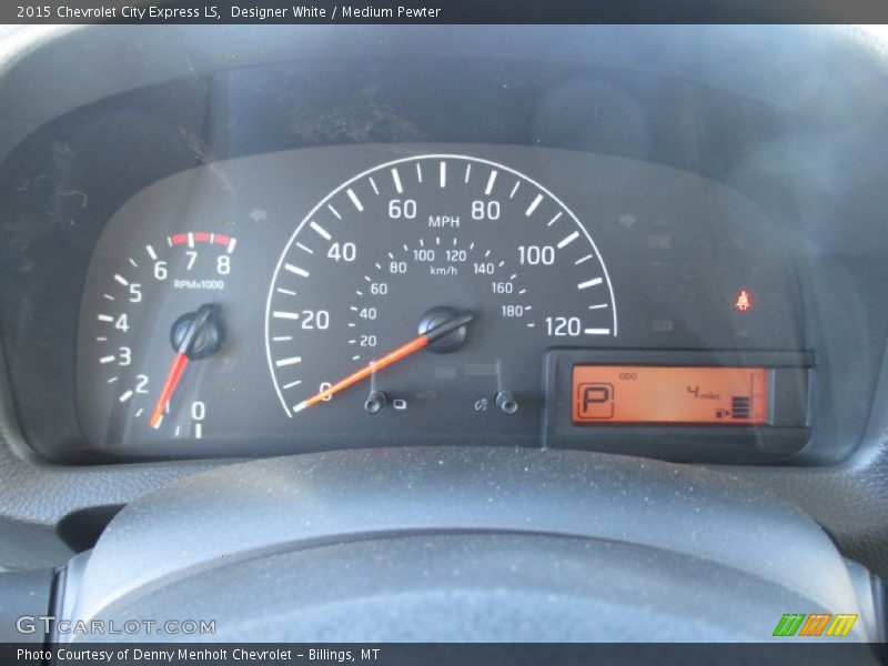 Designer White / Medium Pewter 2015 Chevrolet City Express LS