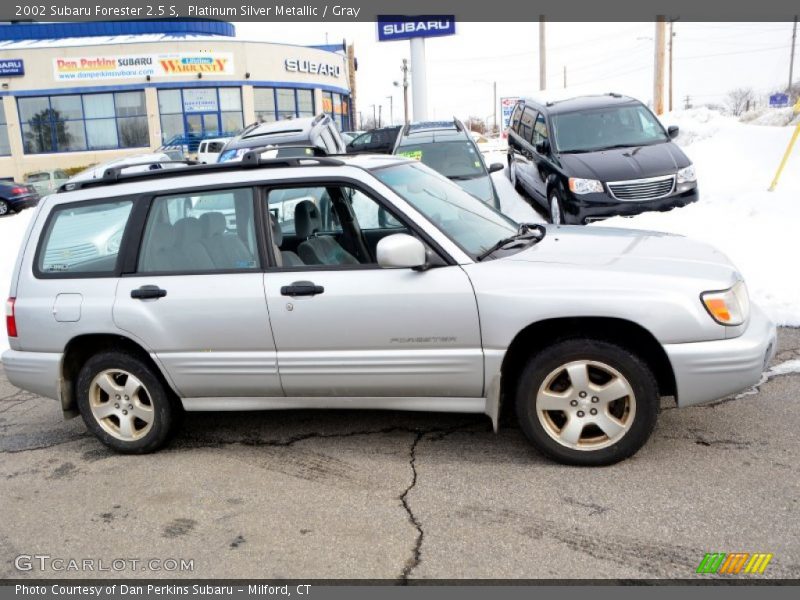 Platinum Silver Metallic / Gray 2002 Subaru Forester 2.5 S