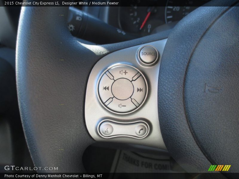 Designer White / Medium Pewter 2015 Chevrolet City Express LS