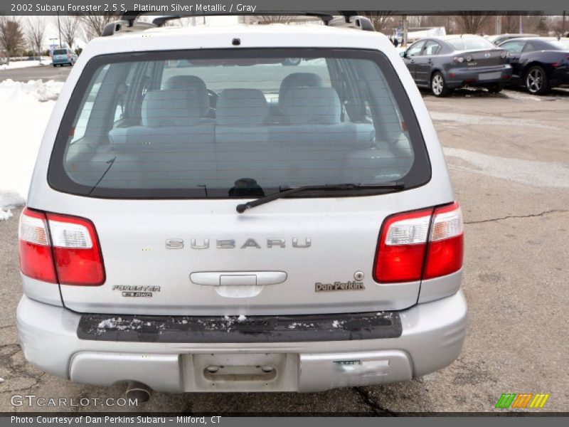 Platinum Silver Metallic / Gray 2002 Subaru Forester 2.5 S