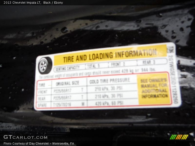 Black / Ebony 2013 Chevrolet Impala LT