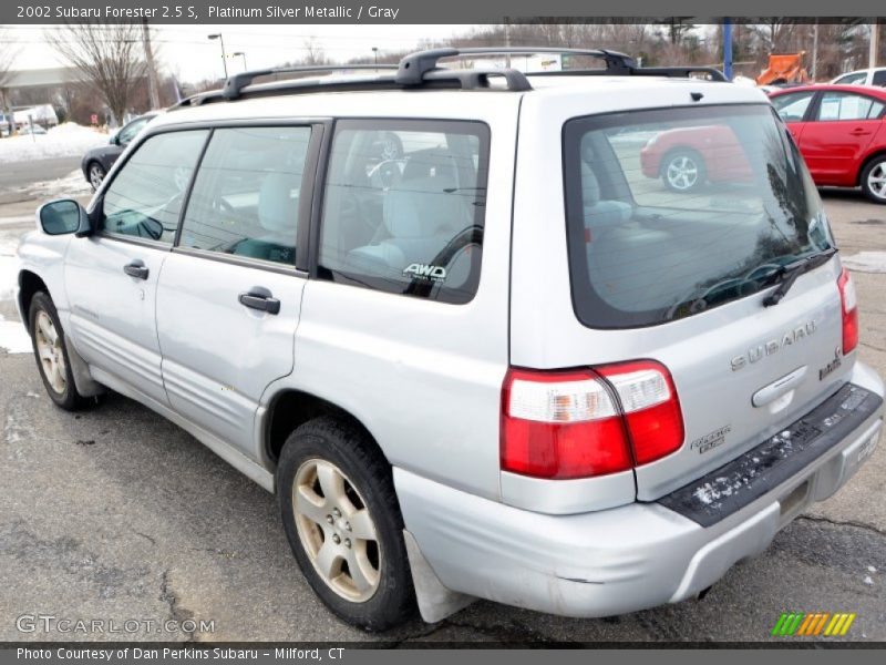 Platinum Silver Metallic / Gray 2002 Subaru Forester 2.5 S