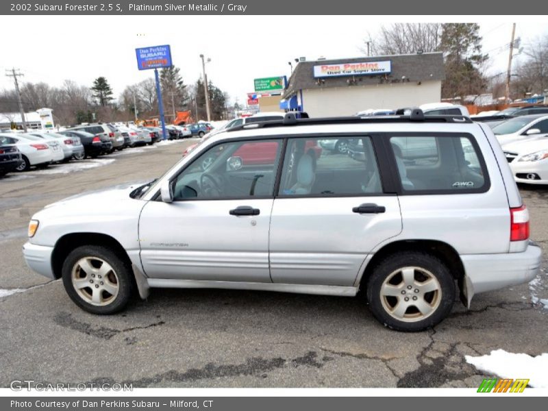 Platinum Silver Metallic / Gray 2002 Subaru Forester 2.5 S