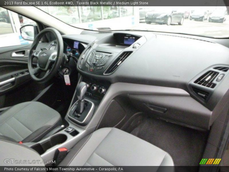 Tuxedo Black Metallic / Medium Light Stone 2013 Ford Escape SE 1.6L EcoBoost 4WD