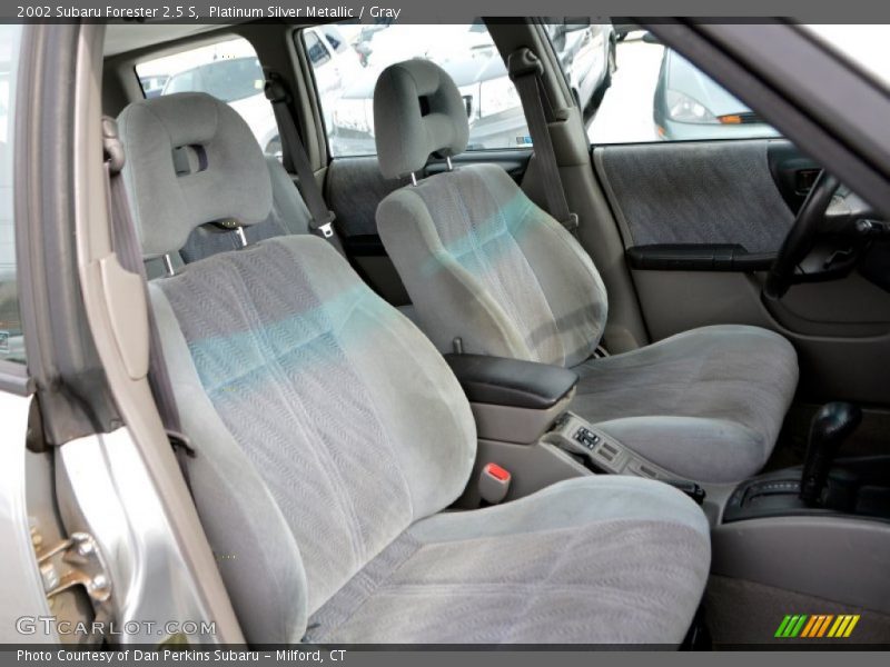 Platinum Silver Metallic / Gray 2002 Subaru Forester 2.5 S