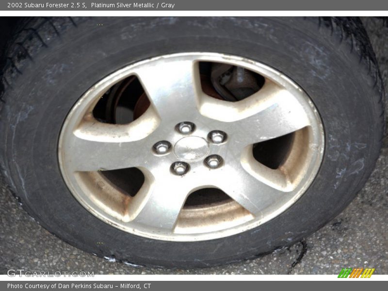 Platinum Silver Metallic / Gray 2002 Subaru Forester 2.5 S