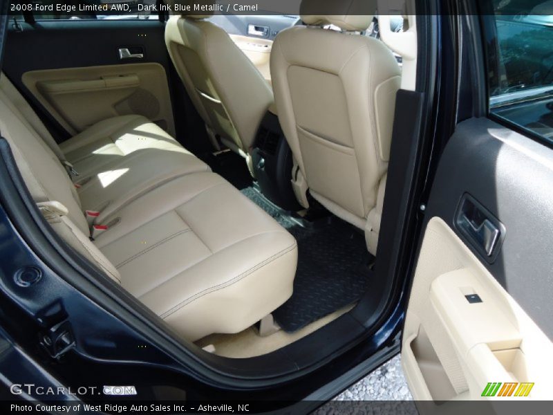 Dark Ink Blue Metallic / Camel 2008 Ford Edge Limited AWD