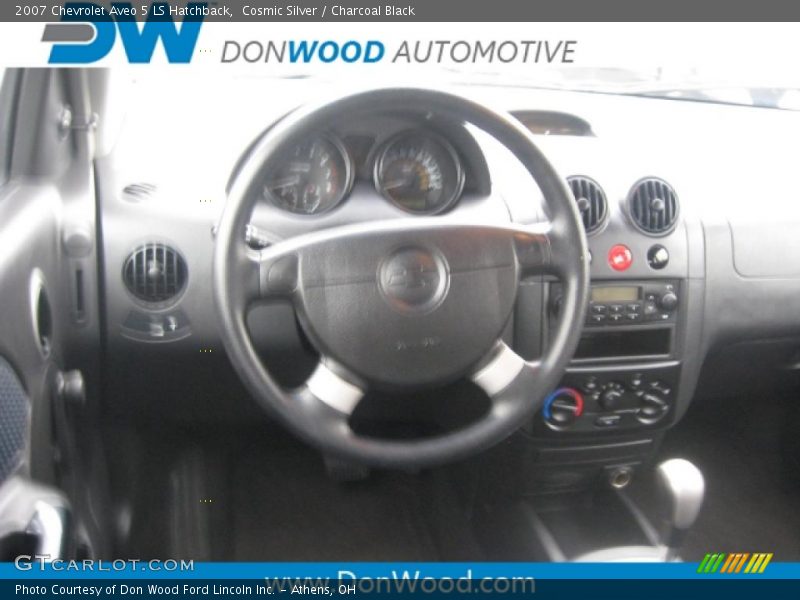 Cosmic Silver / Charcoal Black 2007 Chevrolet Aveo 5 LS Hatchback