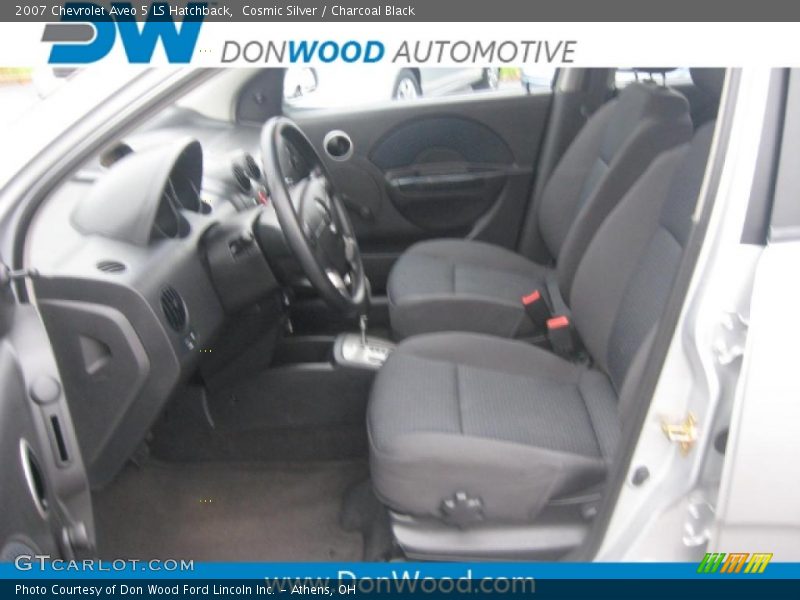 Cosmic Silver / Charcoal Black 2007 Chevrolet Aveo 5 LS Hatchback