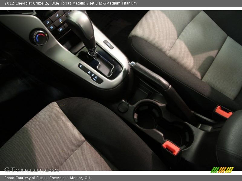 Blue Topaz Metallic / Jet Black/Medium Titanium 2012 Chevrolet Cruze LS