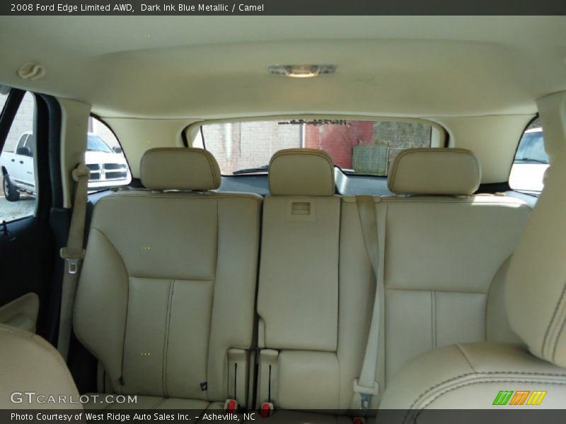 Dark Ink Blue Metallic / Camel 2008 Ford Edge Limited AWD