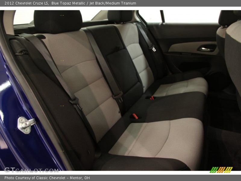 Blue Topaz Metallic / Jet Black/Medium Titanium 2012 Chevrolet Cruze LS