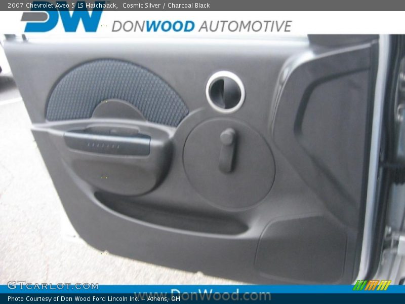 Cosmic Silver / Charcoal Black 2007 Chevrolet Aveo 5 LS Hatchback