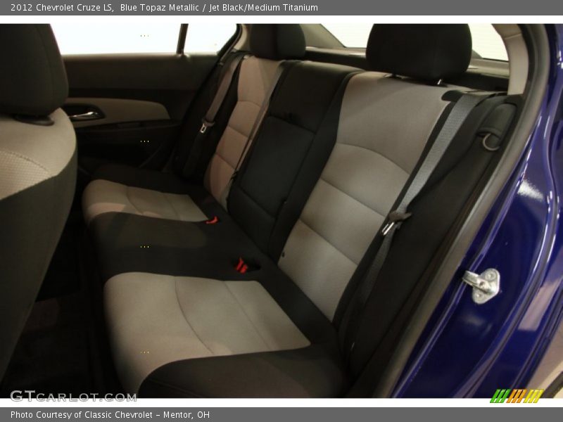 Blue Topaz Metallic / Jet Black/Medium Titanium 2012 Chevrolet Cruze LS