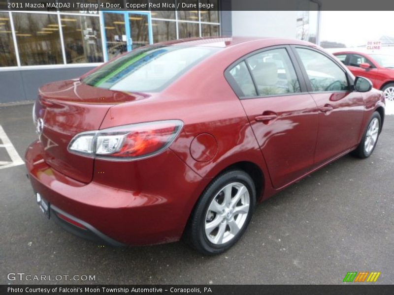 Copper Red Mica / Dune Beige 2011 Mazda MAZDA3 i Touring 4 Door