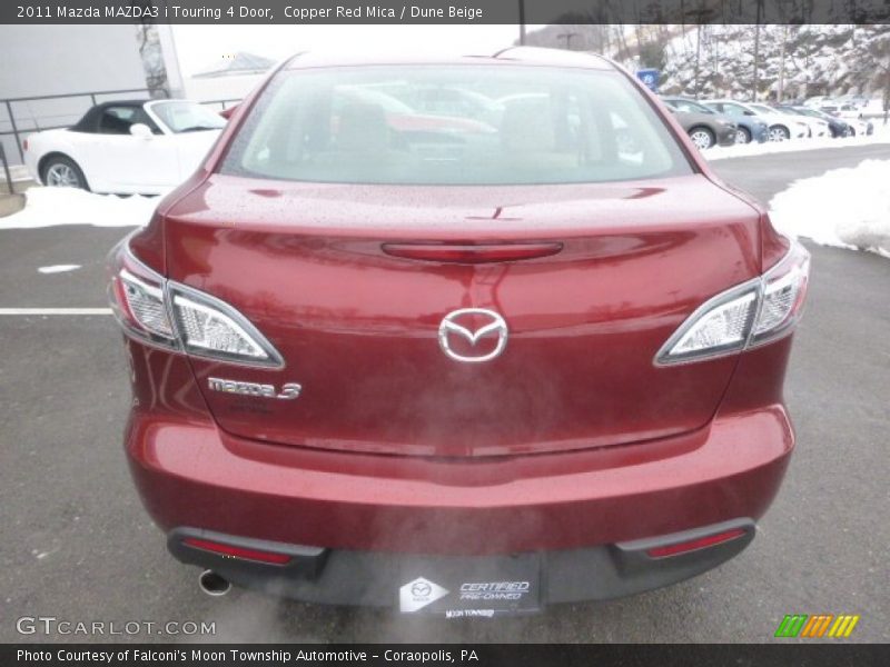 Copper Red Mica / Dune Beige 2011 Mazda MAZDA3 i Touring 4 Door