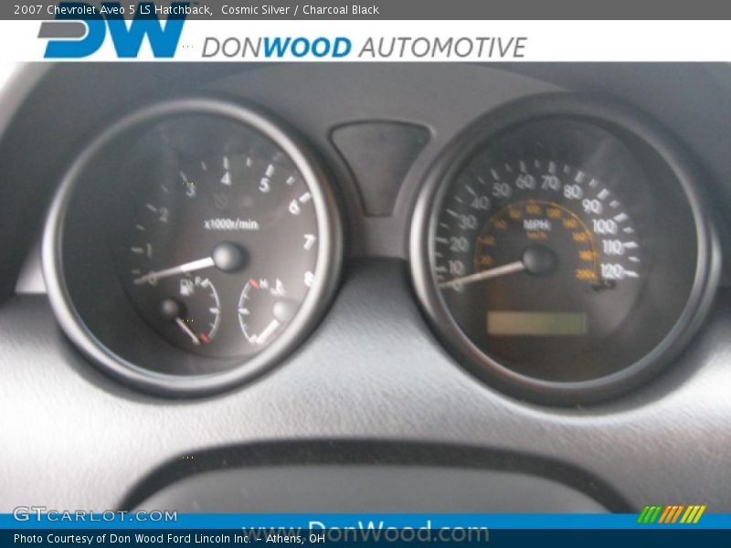 Cosmic Silver / Charcoal Black 2007 Chevrolet Aveo 5 LS Hatchback