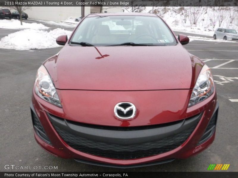 Copper Red Mica / Dune Beige 2011 Mazda MAZDA3 i Touring 4 Door