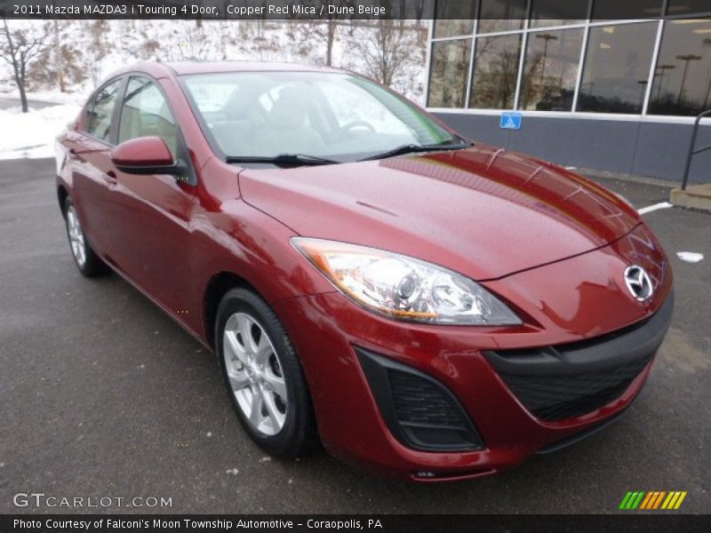 Copper Red Mica / Dune Beige 2011 Mazda MAZDA3 i Touring 4 Door