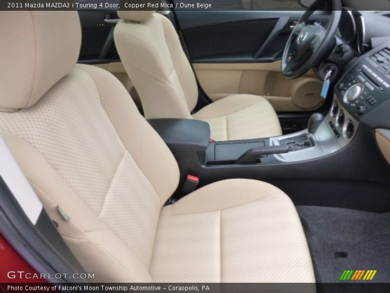 Front Seat of 2011 MAZDA3 i Touring 4 Door