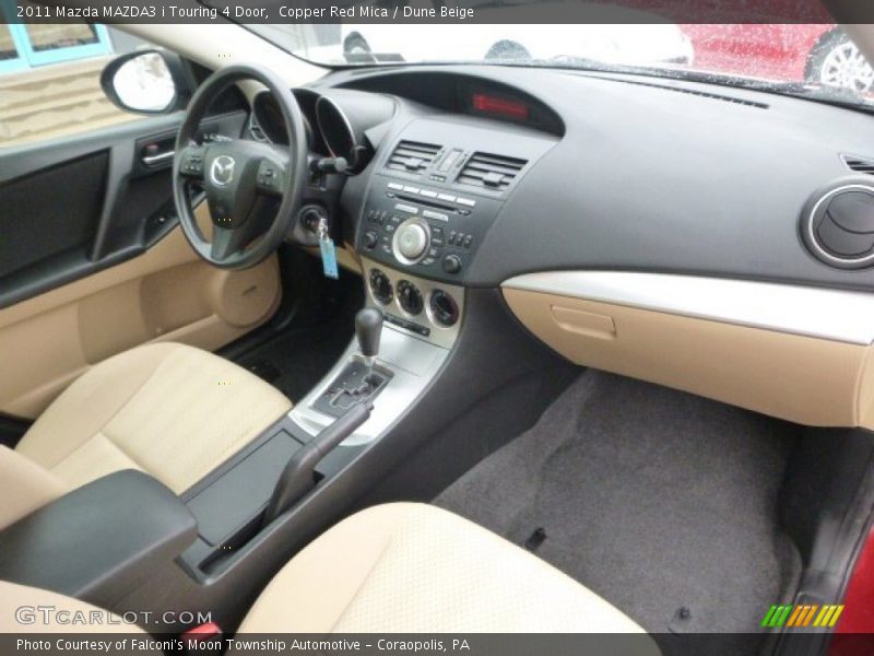  2011 MAZDA3 i Touring 4 Door Dune Beige Interior