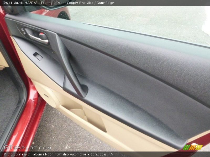 Copper Red Mica / Dune Beige 2011 Mazda MAZDA3 i Touring 4 Door