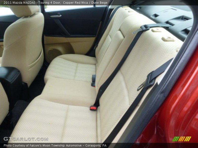 Rear Seat of 2011 MAZDA3 i Touring 4 Door
