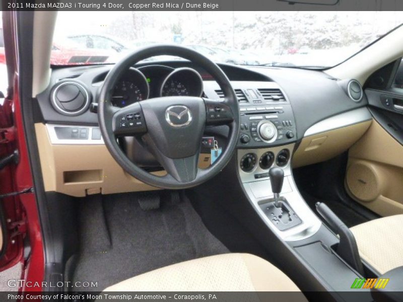 Dune Beige Interior - 2011 MAZDA3 i Touring 4 Door 