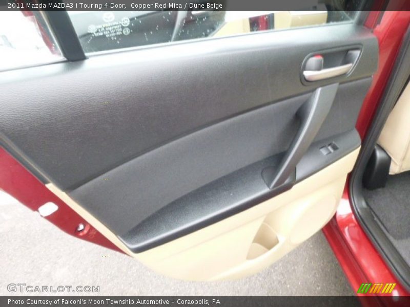 Copper Red Mica / Dune Beige 2011 Mazda MAZDA3 i Touring 4 Door