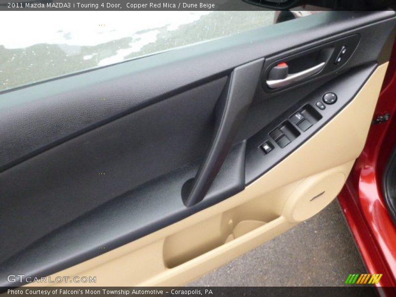 Copper Red Mica / Dune Beige 2011 Mazda MAZDA3 i Touring 4 Door