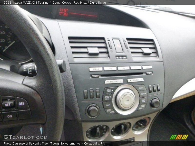Copper Red Mica / Dune Beige 2011 Mazda MAZDA3 i Touring 4 Door
