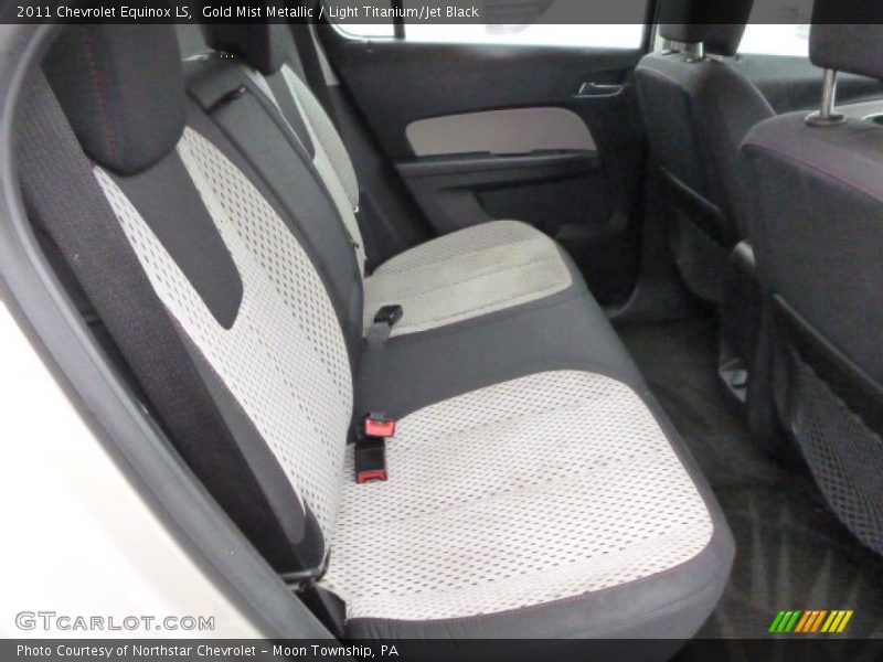 Gold Mist Metallic / Light Titanium/Jet Black 2011 Chevrolet Equinox LS