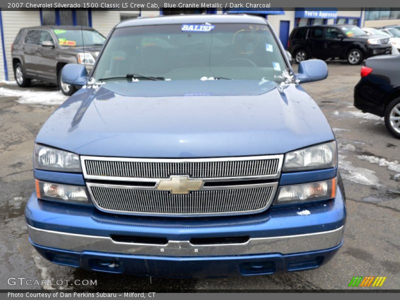 Blue Granite Metallic / Dark Charcoal 2007 Chevrolet Silverado 1500 Classic LS Crew Cab